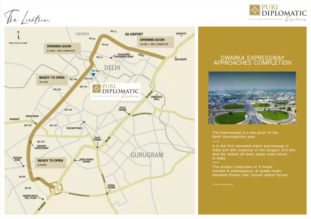 PURI Diplomatic Greens (Residences) - Gurgaon Estate.In